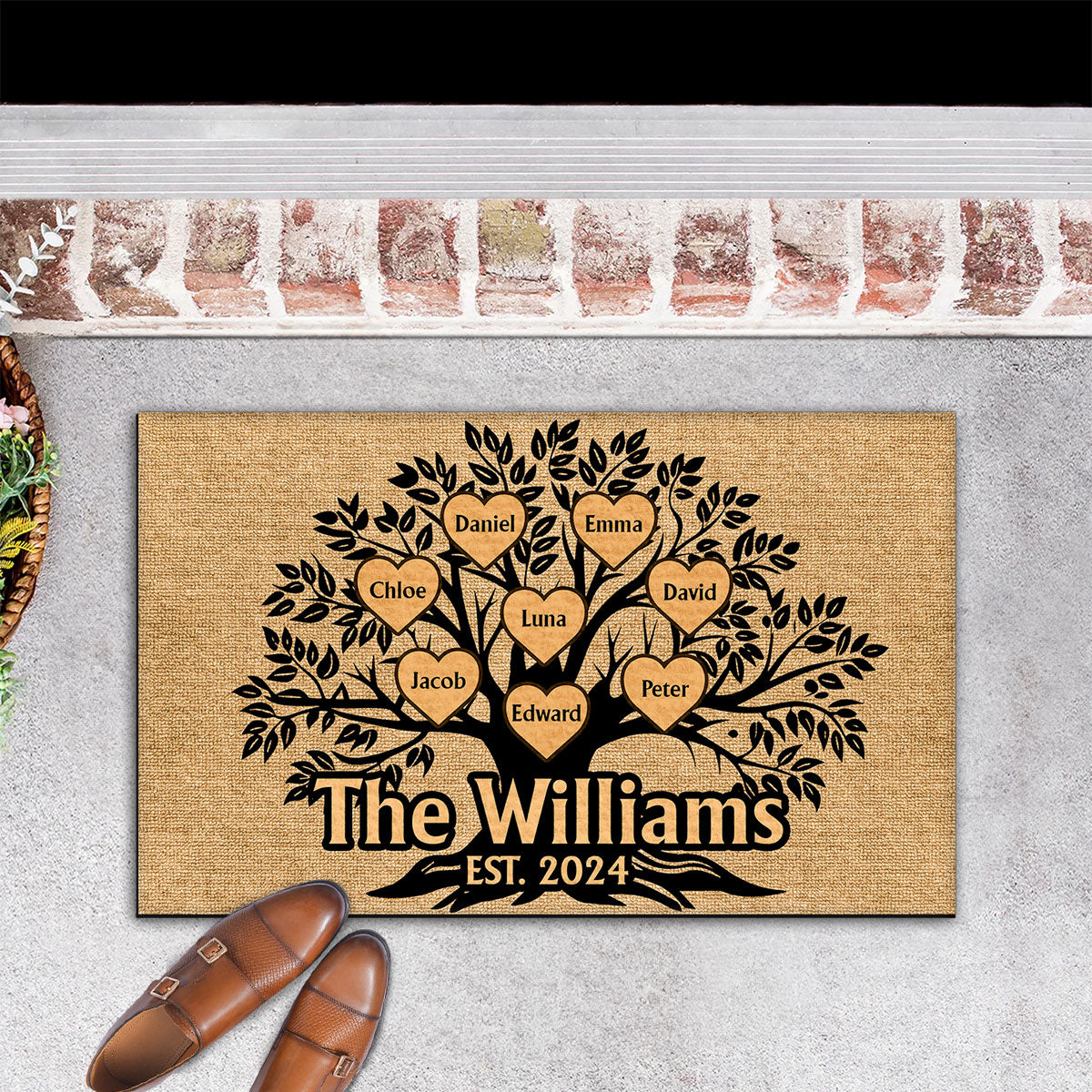 Family Tree - Personalized Custom Doormat