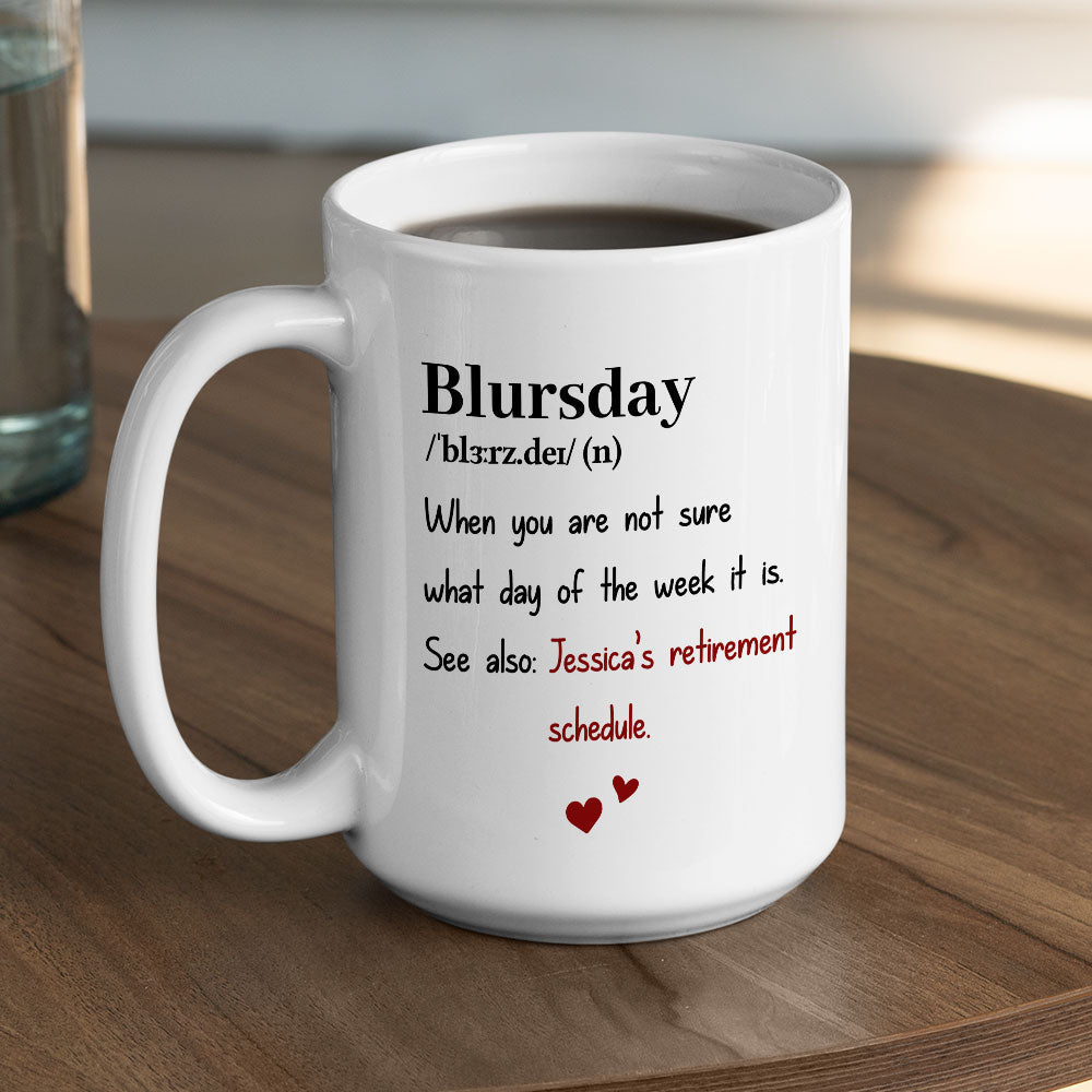 Skipped Mondays Forever And Ever - Personalized Custom Coffee Mug