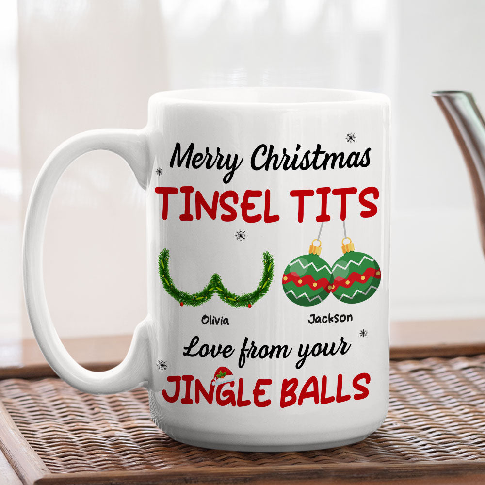 Jingle Balls - Personalized Custom Coffee Mug