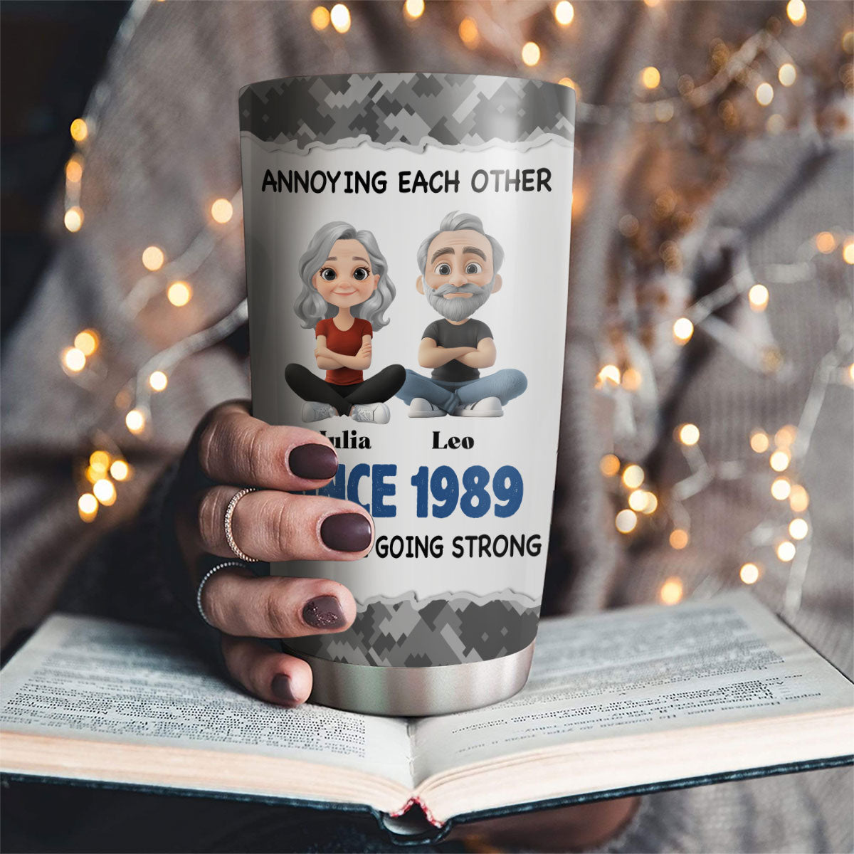 Together Forever Version 2 - Personalized Custom Tumbler