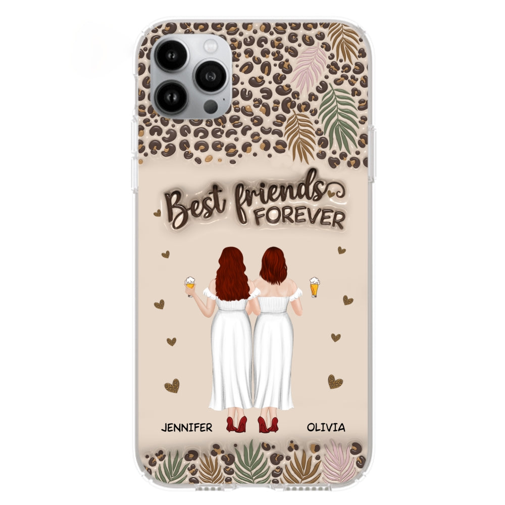 Bestie Forever - Personalized Custom 3D Inflated Effect Phone Case