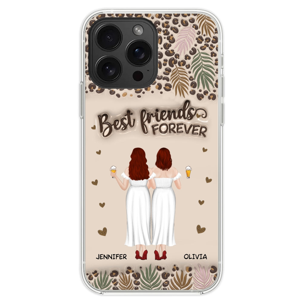 Bestie Forever - Personalized Custom 3D Inflated Effect Phone Case