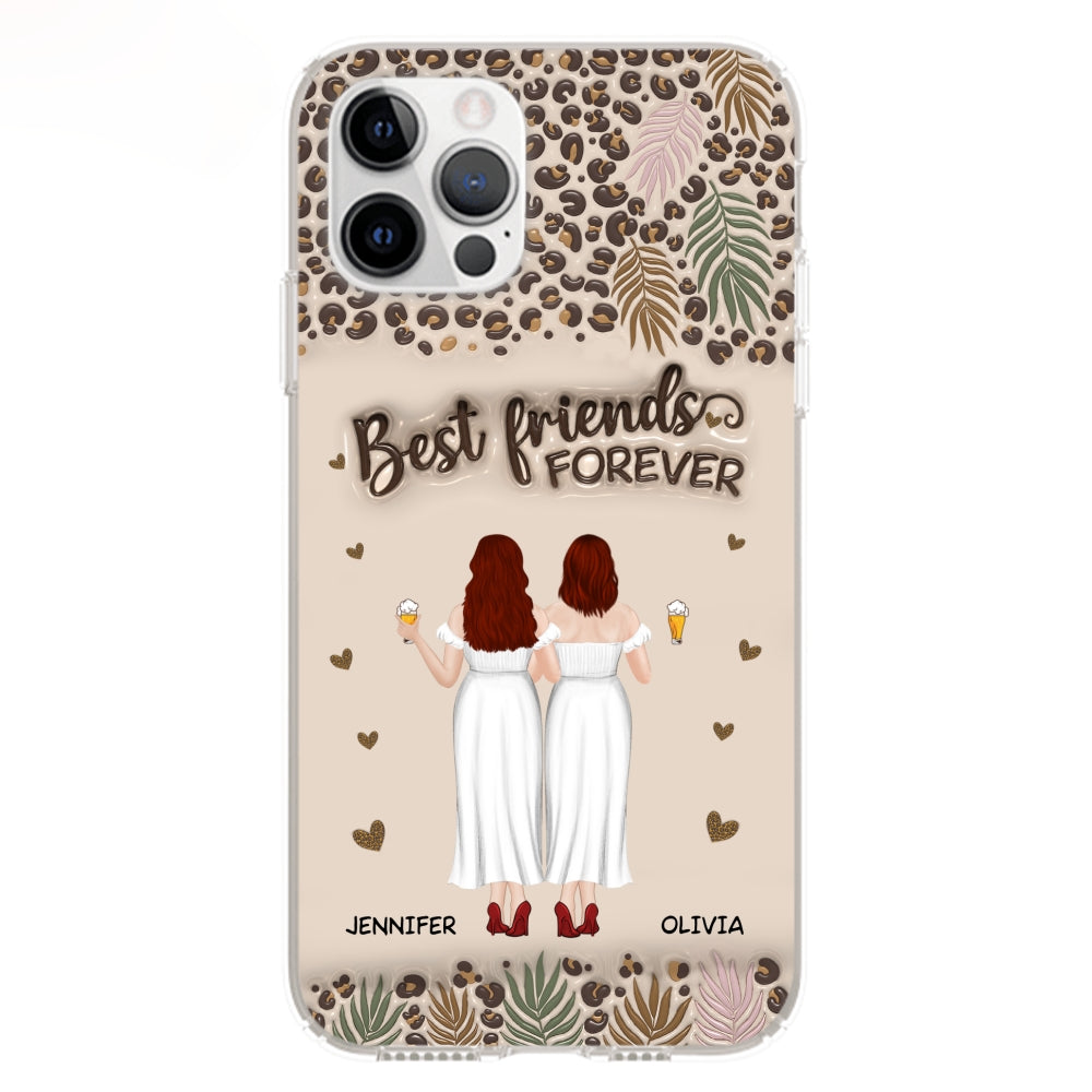 Bestie Forever - Personalized Custom 3D Inflated Effect Phone Case