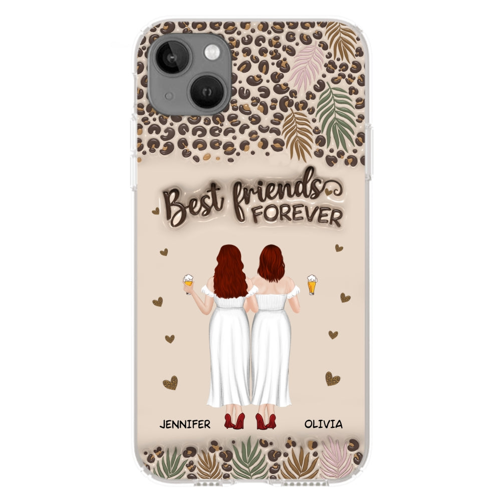 Bestie Forever - Personalized Custom 3D Inflated Effect Phone Case