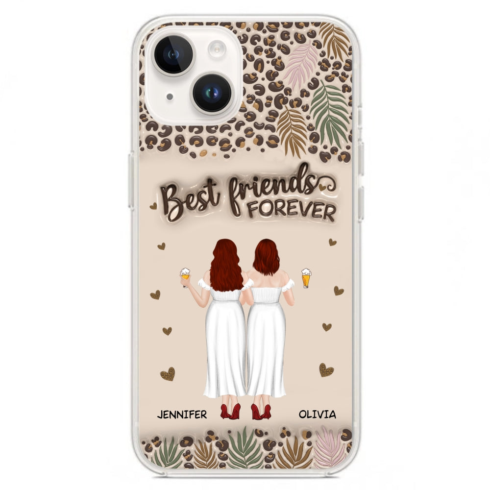 Bestie Forever - Personalized Custom 3D Inflated Effect Phone Case
