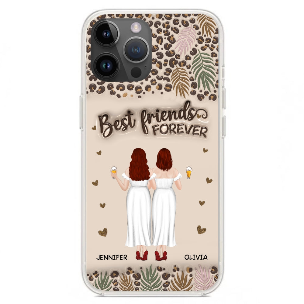 Bestie Forever - Personalized Custom 3D Inflated Effect Phone Case