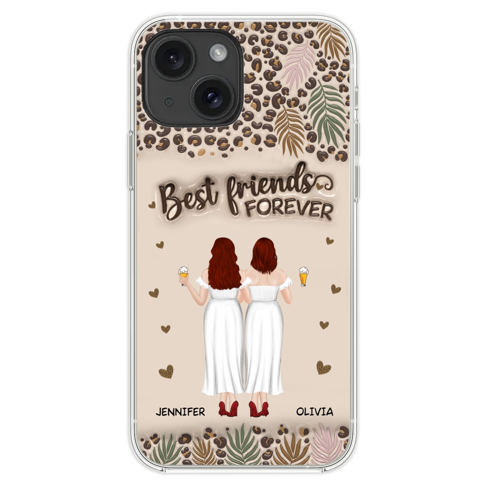 Bestie Forever - Personalized Custom 3D Inflated Effect Phone Case