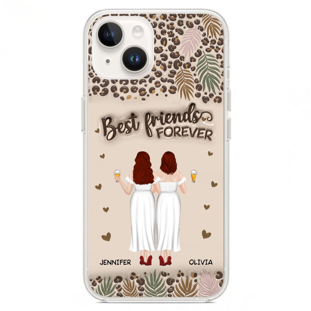 Bestie Forever - Personalized Custom 3D Inflated Effect Phone Case