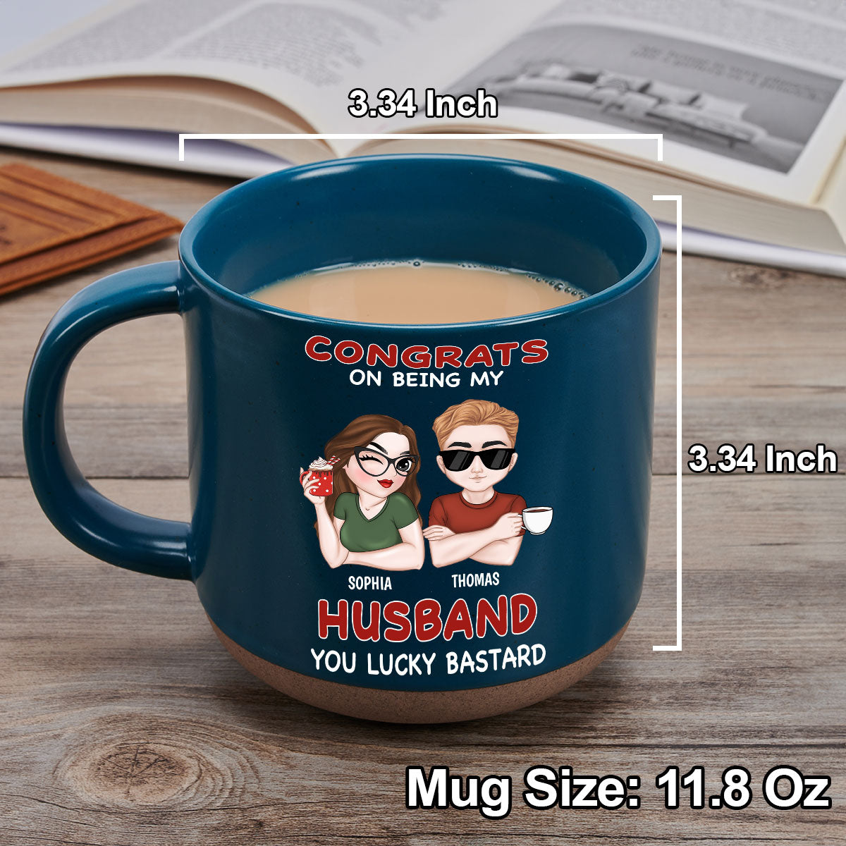 Always Love You - Personalized Custom Pottery Mug