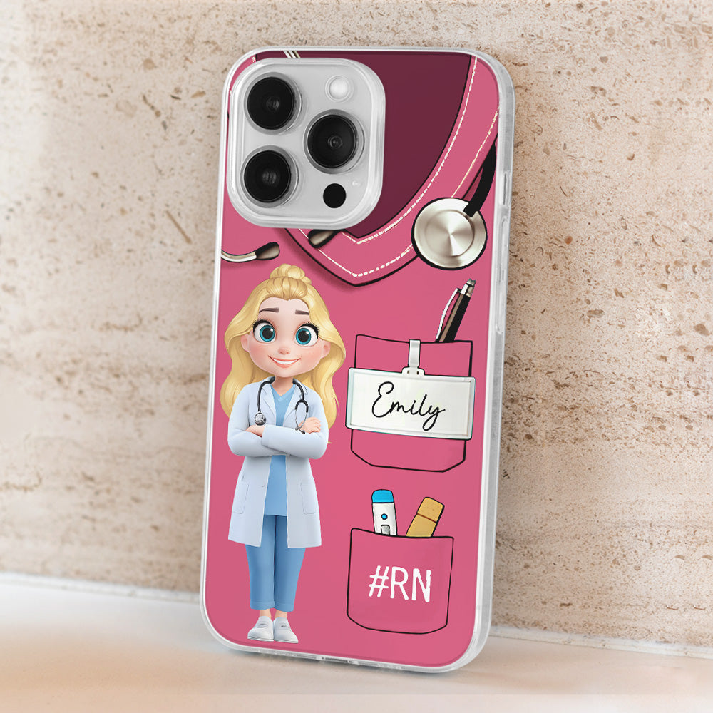 Proud To Be A Nurse - Personalized Custom Phone Case