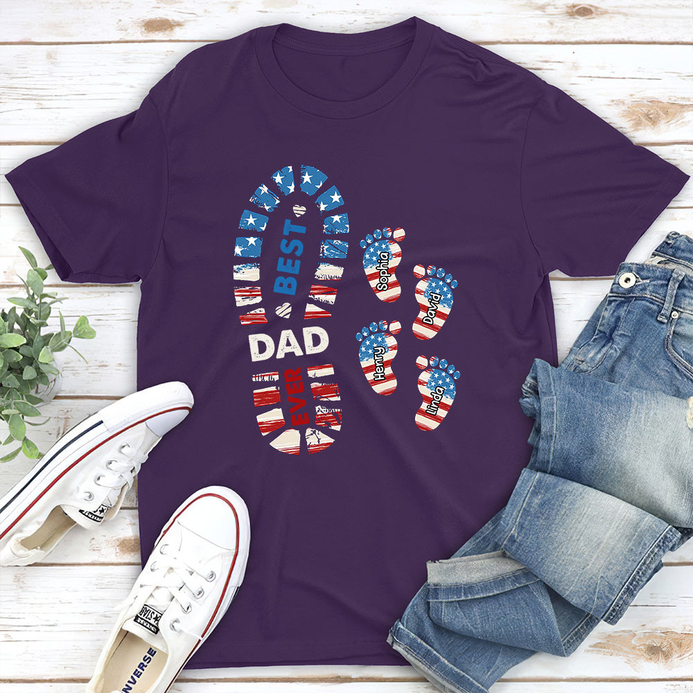 Best Dad Ever 2 - Personalized Custom Shirt