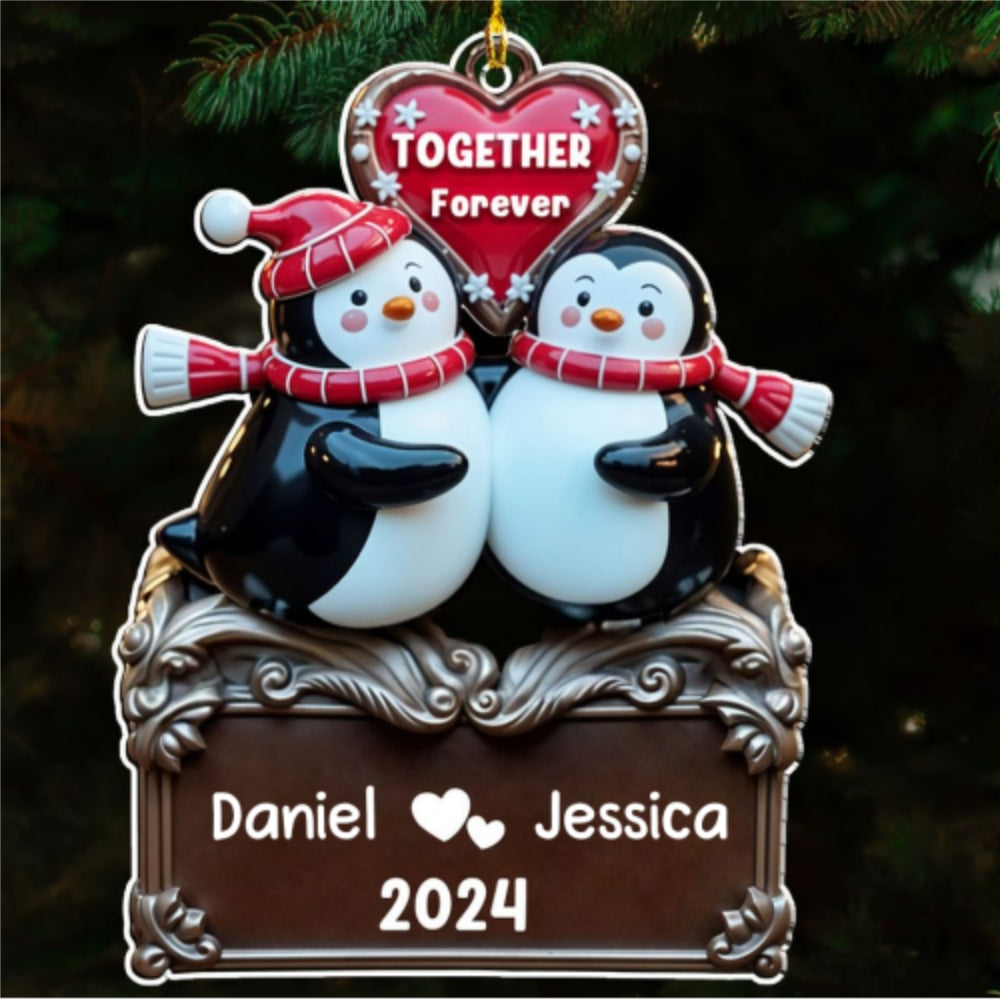 Together Forever Version 2 - Personalized Custom Acrylic Ornament
