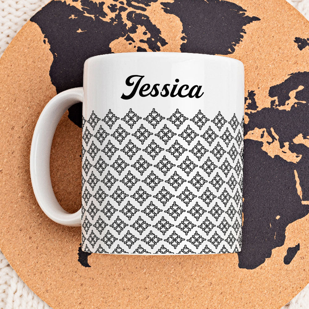 Hidden Flower - Personalized Custom Coffee Mug