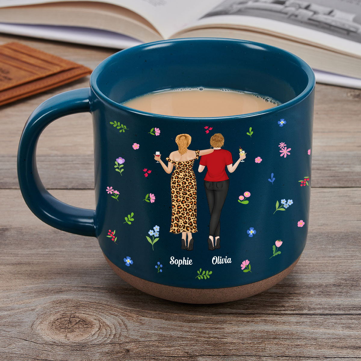 Punch Bitch Besties - Personalized Custom Pottery Mug