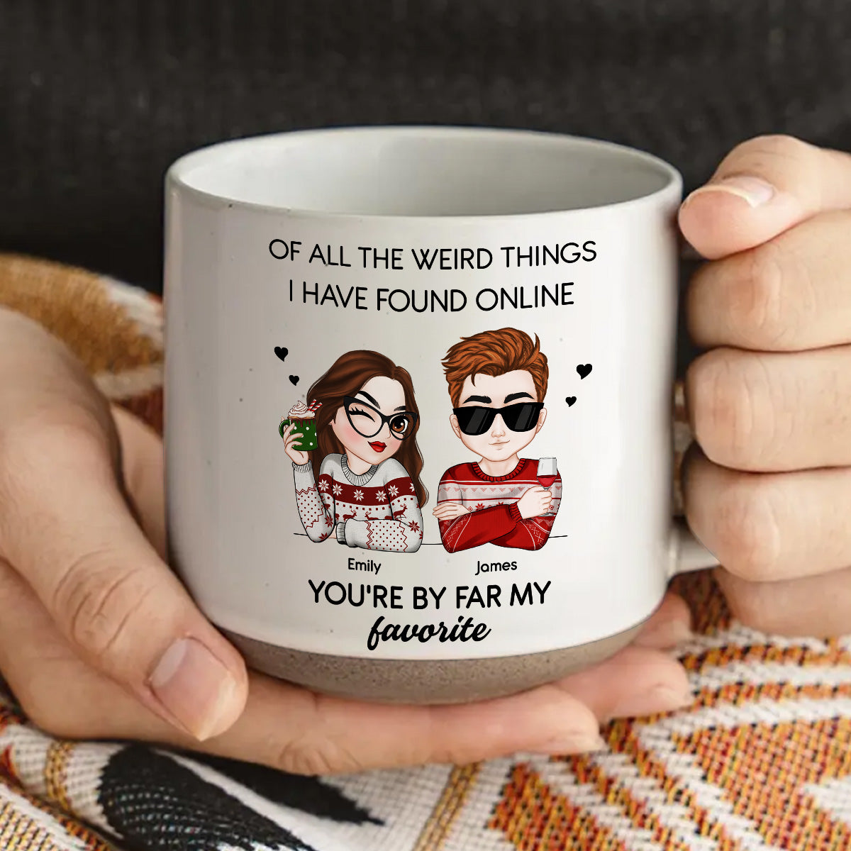 I Have Found Online - Personalized Custom Pottery Mug