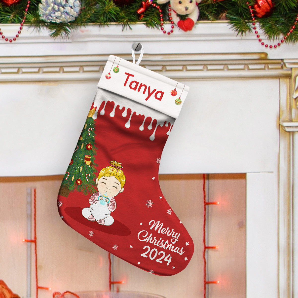 Christmas Family - Personalized Custom Christmas Stocking