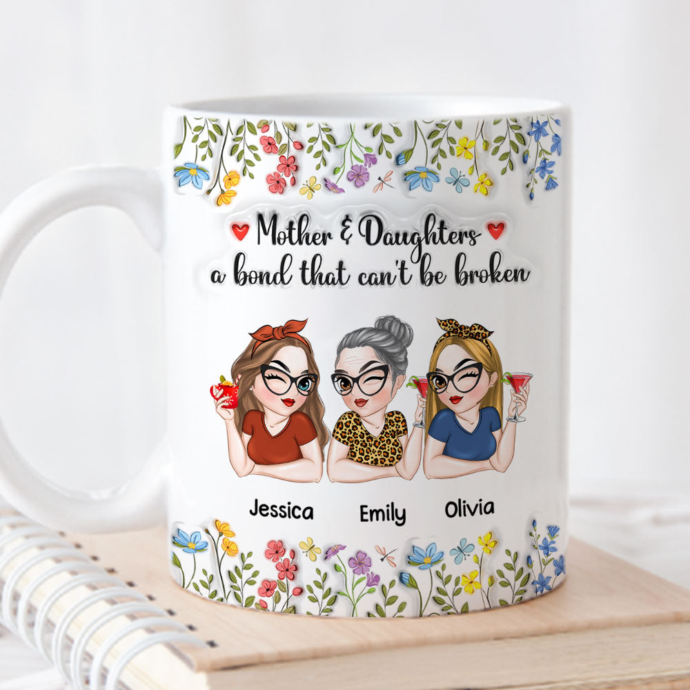 Mom You Are Loved Every Day - Personalized Custom 3D Inflated Effect Mug