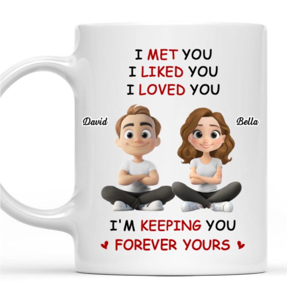 Forever Yours - Personalized Custom Coffee Mug