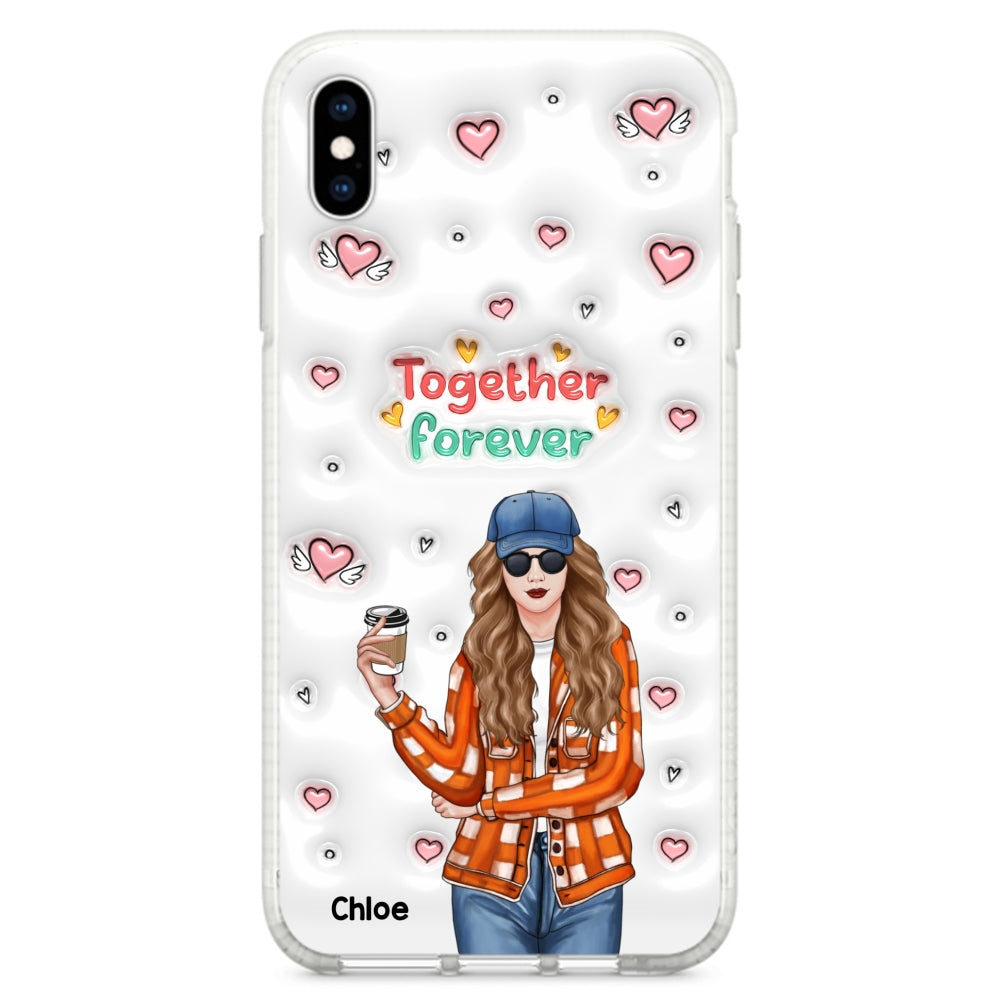 Together Forever - Personalized Custom 3D Inflated Effect Phone Case