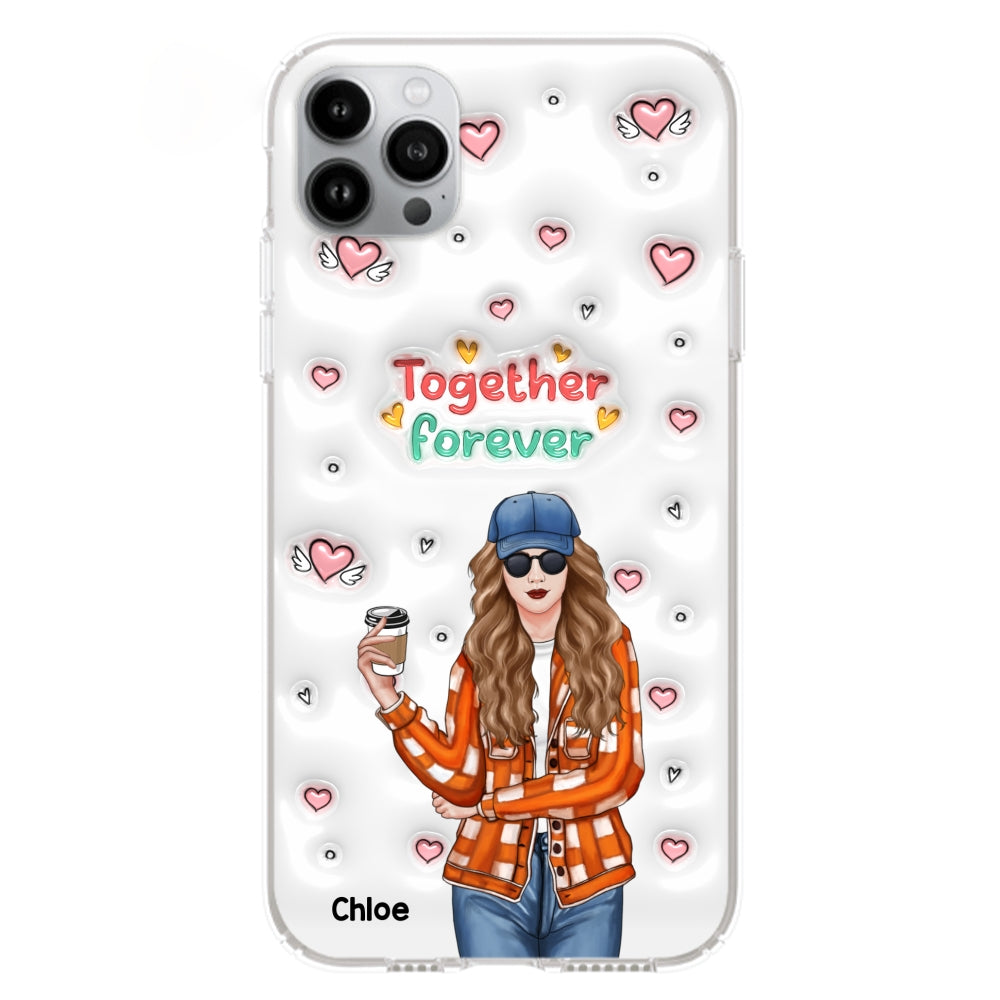 Together Forever - Personalized Custom 3D Inflated Effect Phone Case