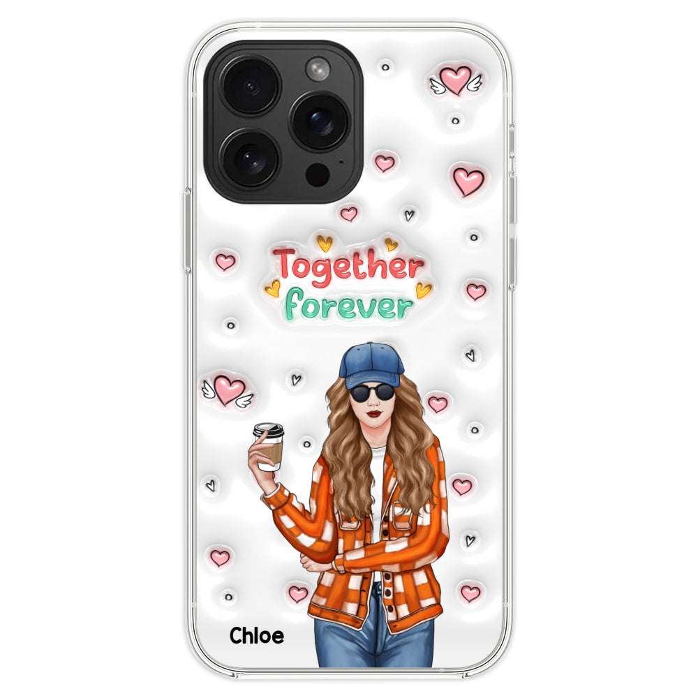 Together Forever - Personalized Custom 3D Inflated Effect Phone Case