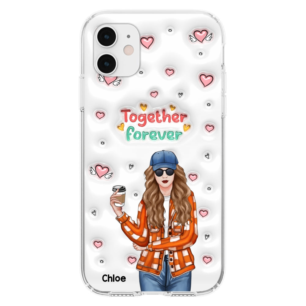 Together Forever - Personalized Custom 3D Inflated Effect Phone Case