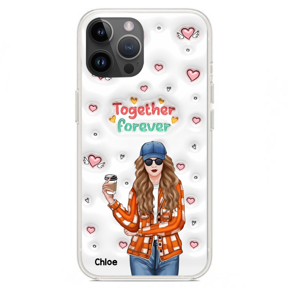 Together Forever - Personalized Custom 3D Inflated Effect Phone Case