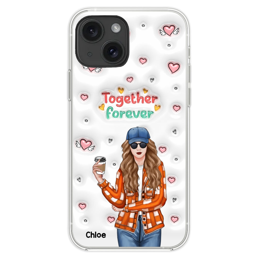 Together Forever - Personalized Custom 3D Inflated Effect Phone Case