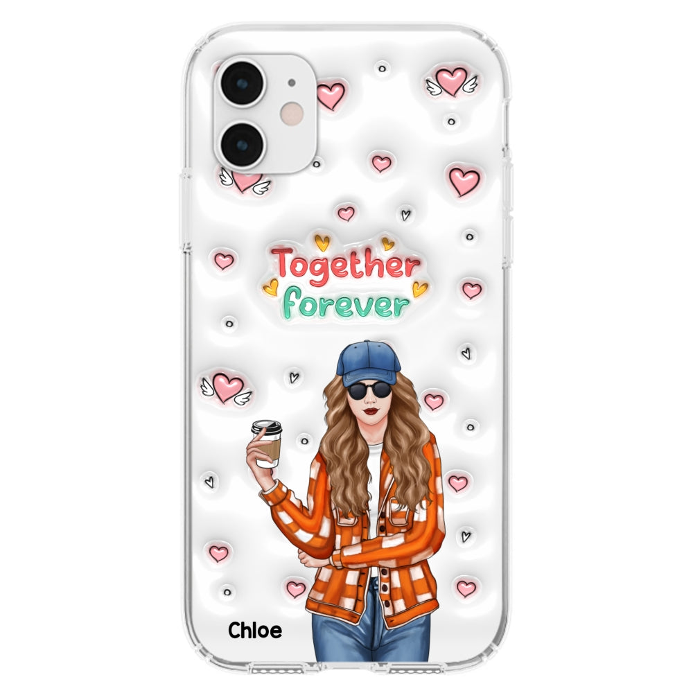 Together Forever - Personalized Custom 3D Inflated Effect Phone Case