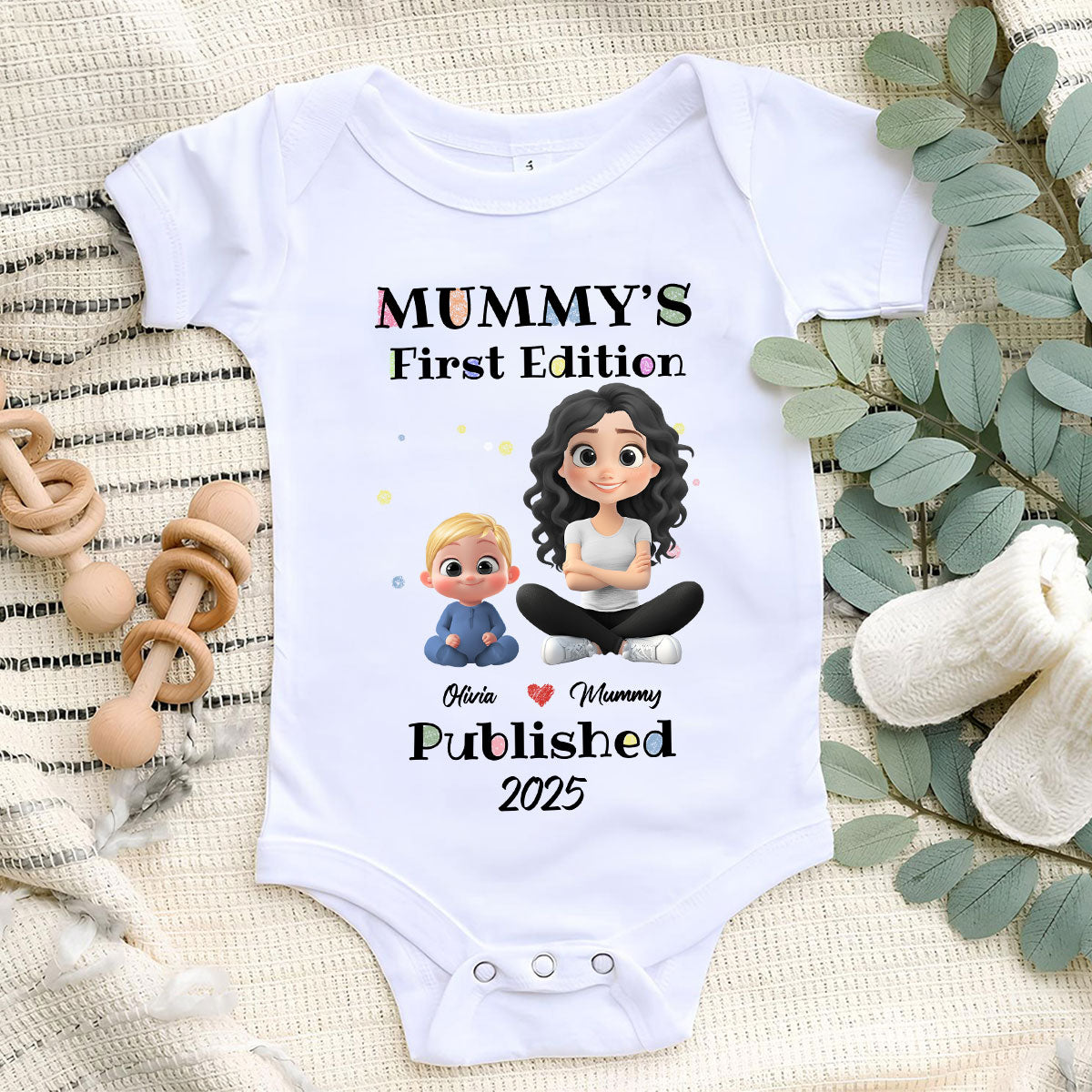Mommy First Baby Edition - Personalized Custom Baby Onesie