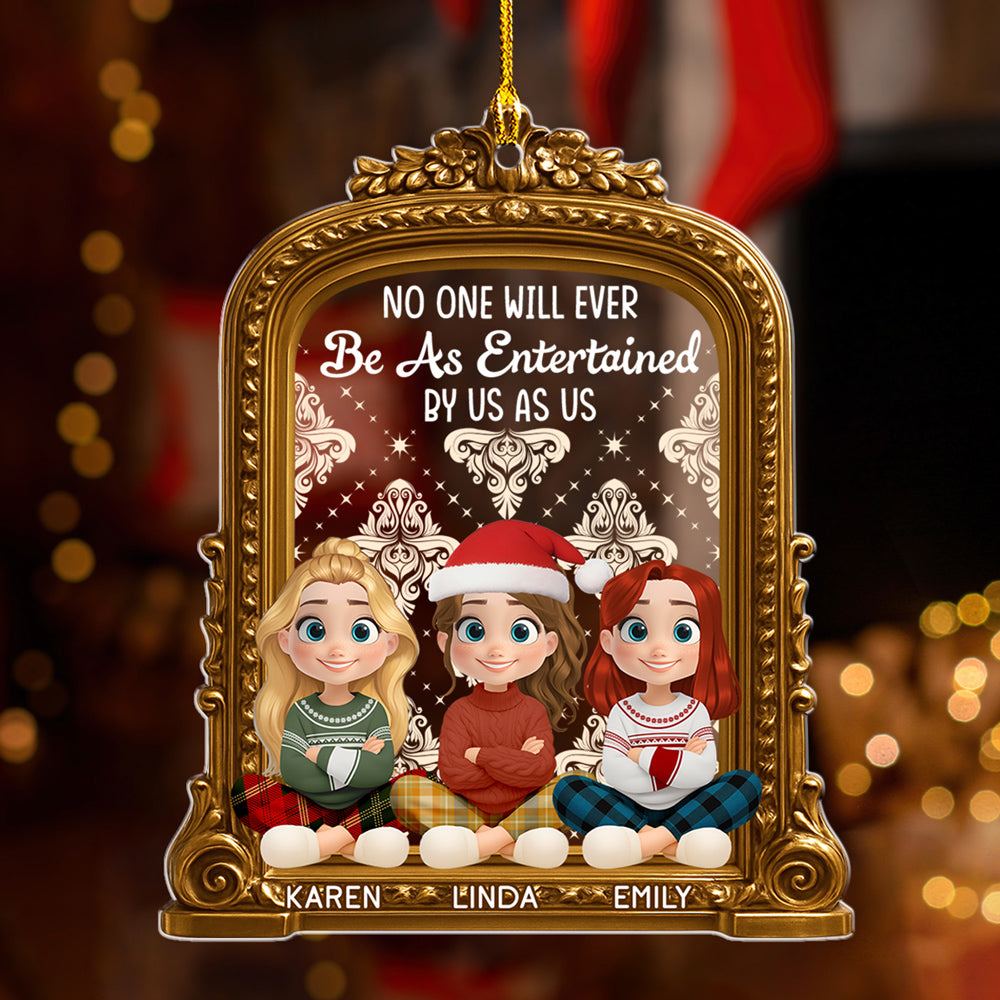 Rocking Around The Christmas Tree - Personalized Custom Acrylic Ornament