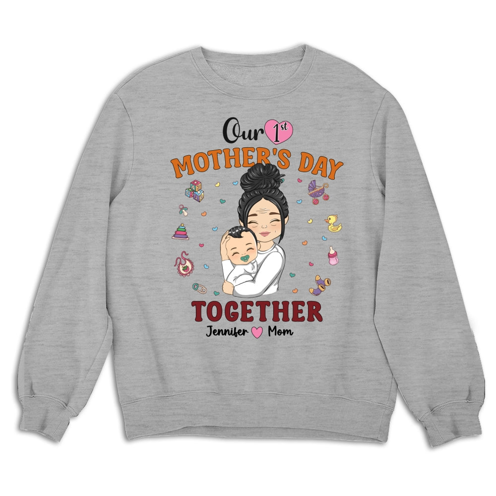 1st Mothers Day Together - Personalized Custom Shirt
