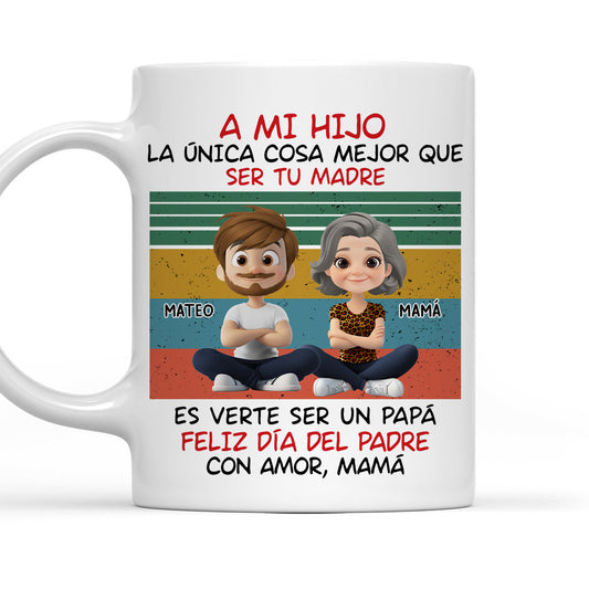Hijo Increíble Mejor Papá - Taza Personalizada de Café