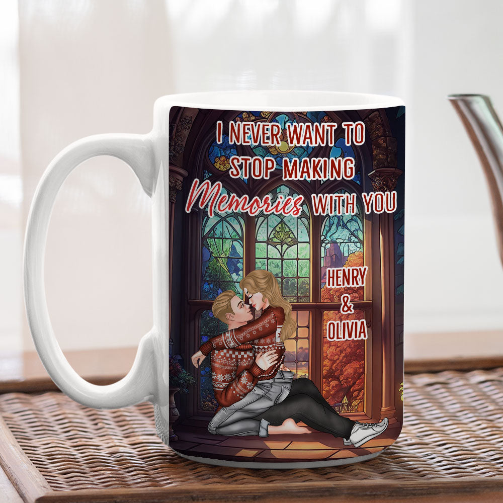 I Love You More With Each Passing Year - Personalized Custom Coffee Mug