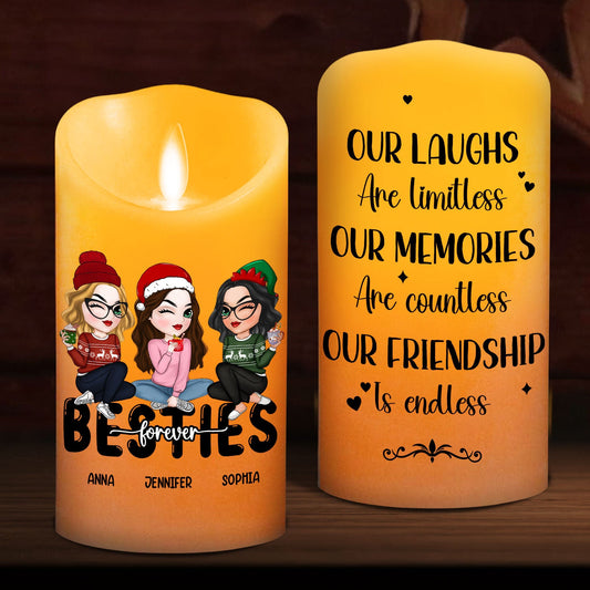 Friendship Is Endless - Personalized Custom LED Candle