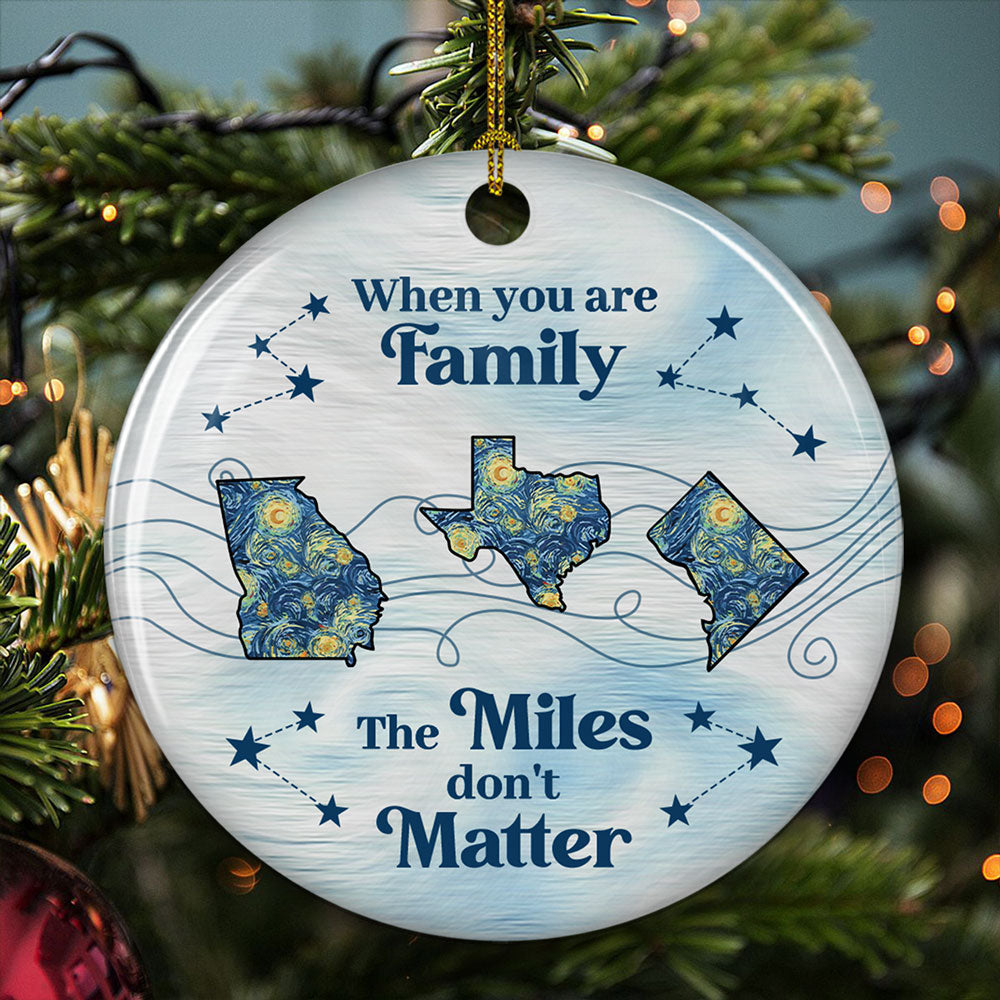 Home Is Love - Personalized Custom Ceramic Ornament