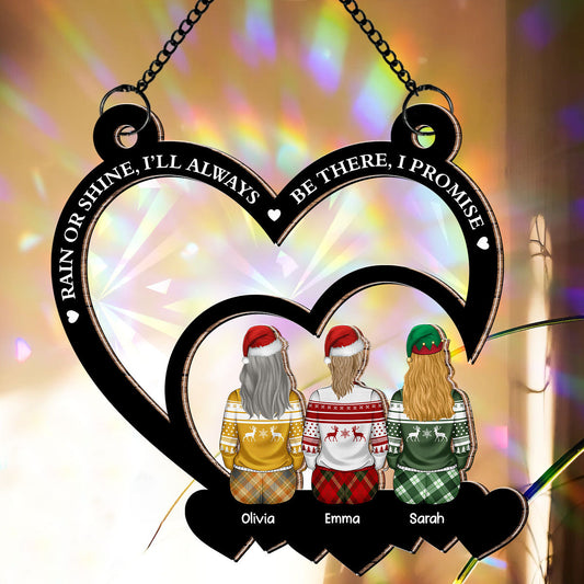 Friends Are The Sunshine - Personalized Custom Rainbow Suncatcher