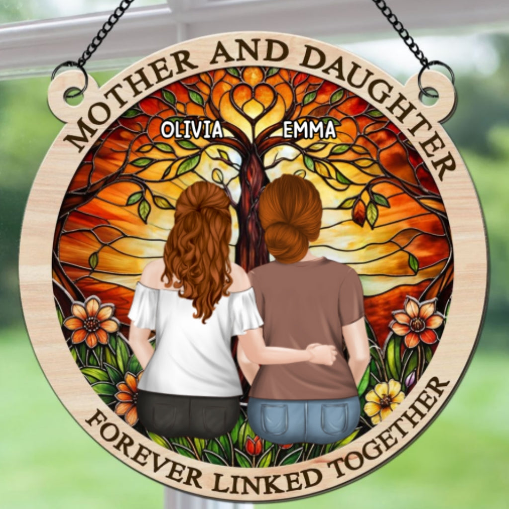 Forever Linked Together - Personalized Custom Suncatcher