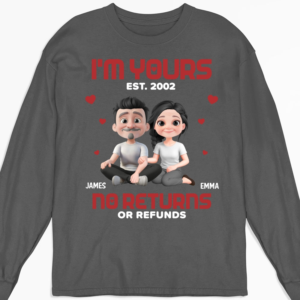 I Am Yours EST - Personalized Custom Shirt