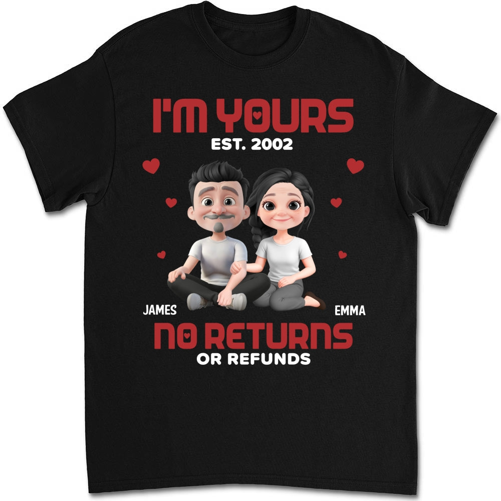 I Am Yours EST - Personalized Custom Shirt