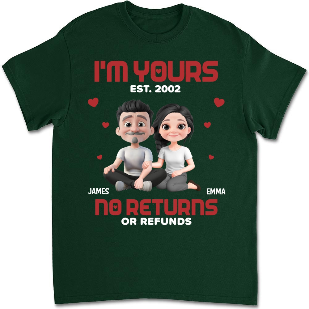 I Am Yours EST - Personalized Custom Shirt