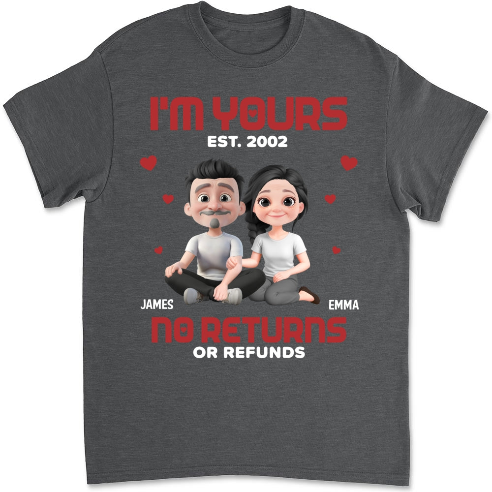 I Am Yours EST - Personalized Custom Shirt