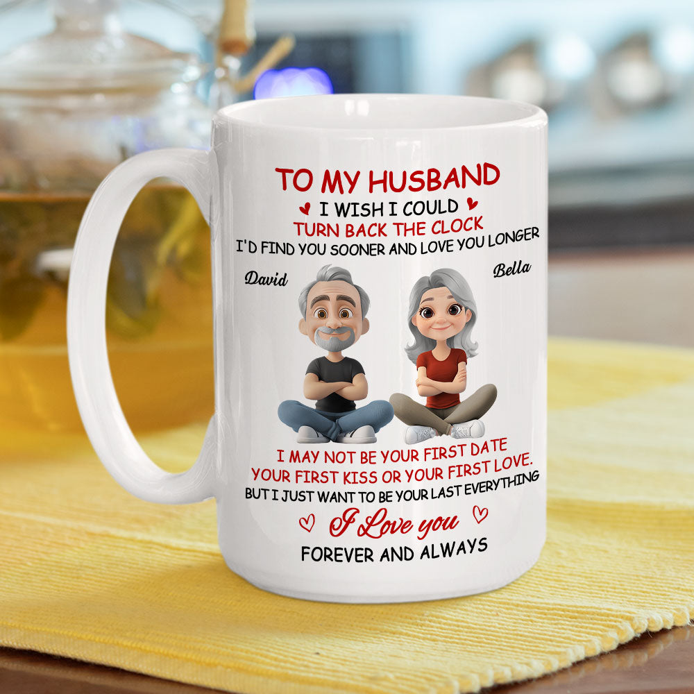 I Wish I Could Turn Back The Clock 2 - Personalized Custom Coffee Mug