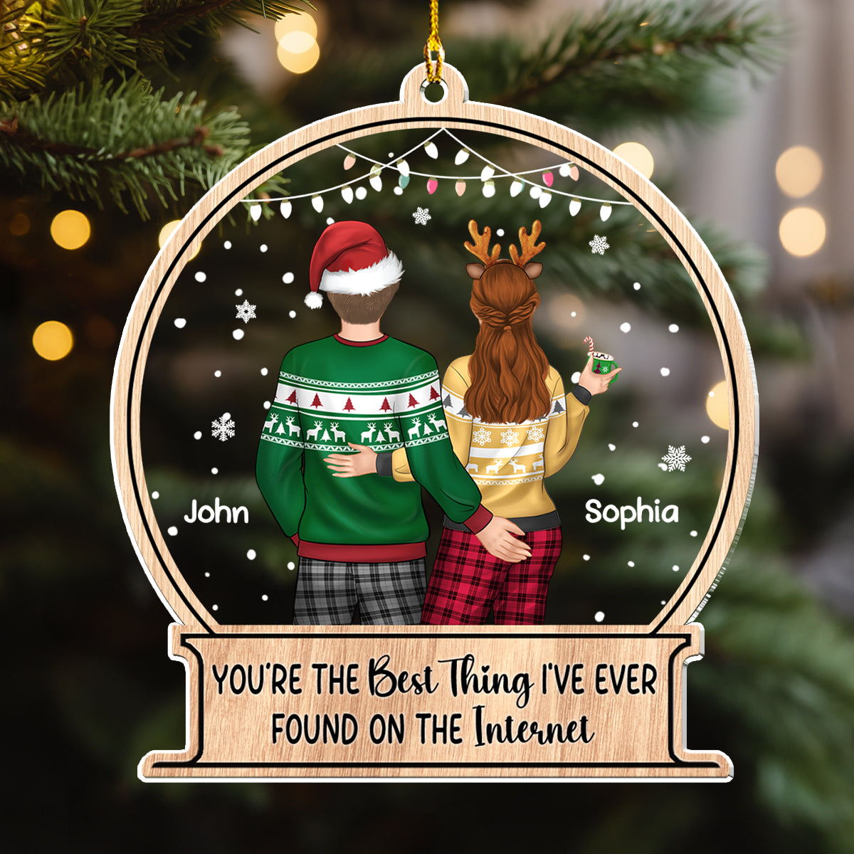 You're The Best Thing On The Internet - Personalized Custom Acrylic Ornament