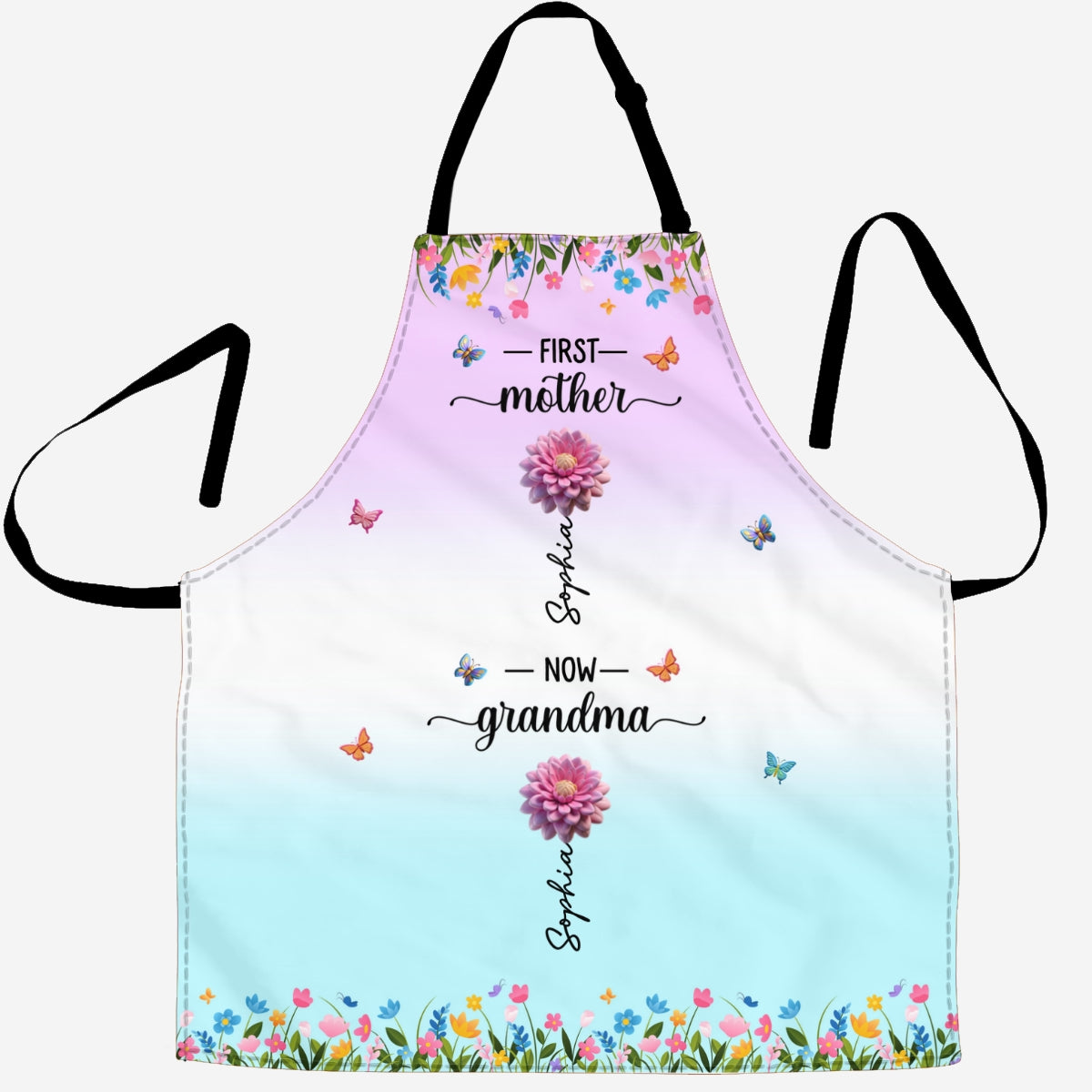 First Mom Now Grandma - Personalized Custom Apron