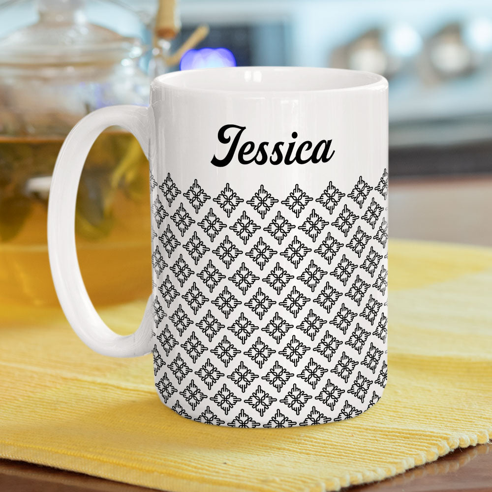 Hidden Flower - Personalized Custom Coffee Mug