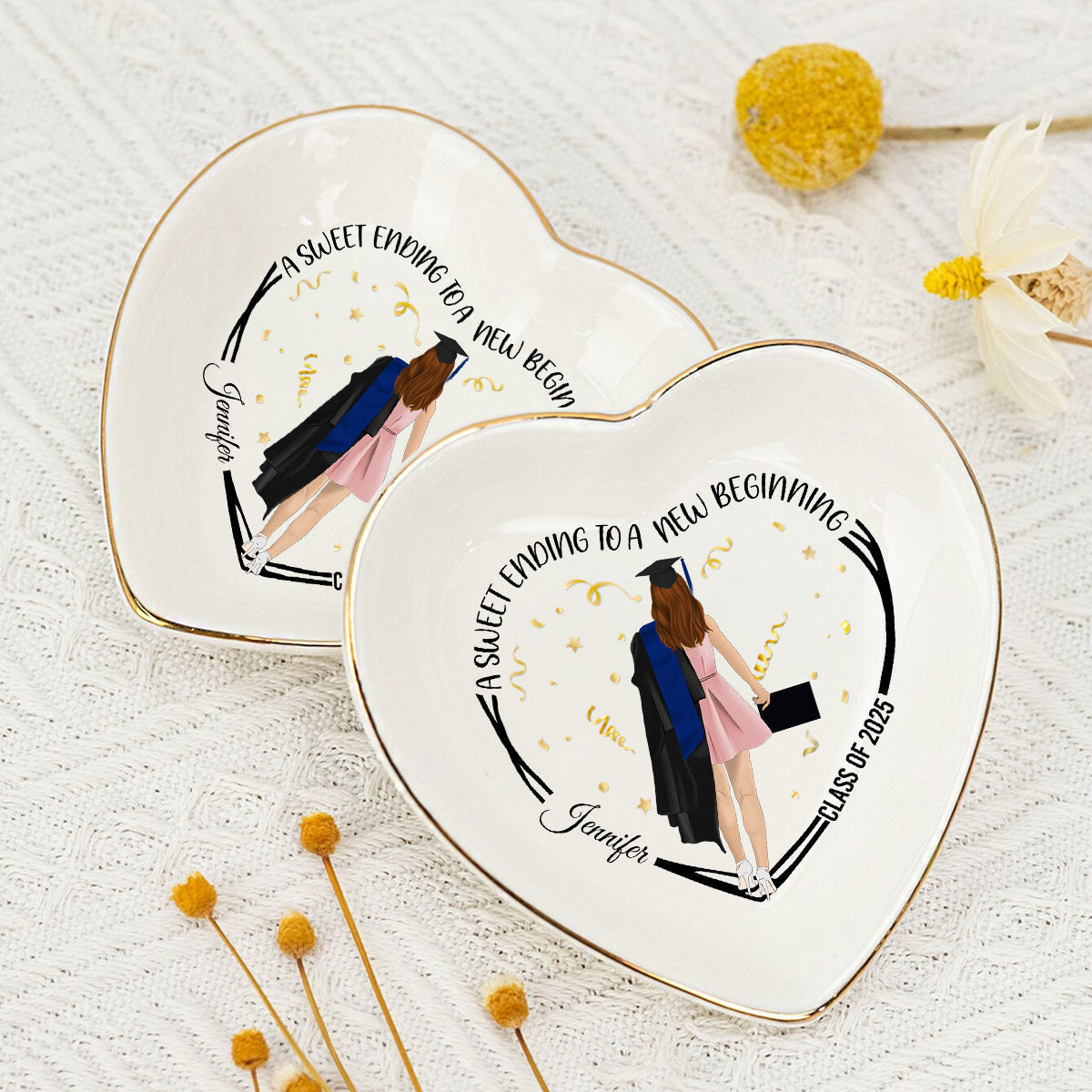A Sweet Ending - Personalized Custom Jewelry Dish
