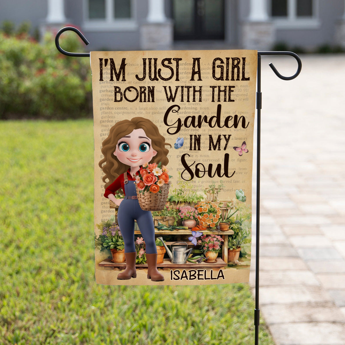 Garden In My Soul - Personalized Custom Flag