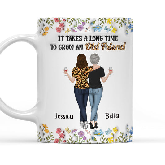 It Takes Us A Long Time - Personalized Custom 3D Inflated Effect Coffee Mug