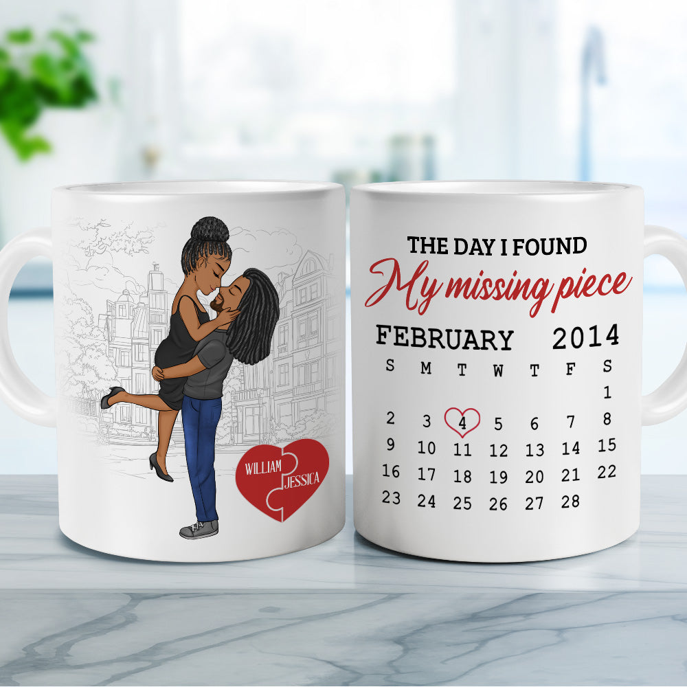 I Found My Piece - Personalized Custom Coffee Mug